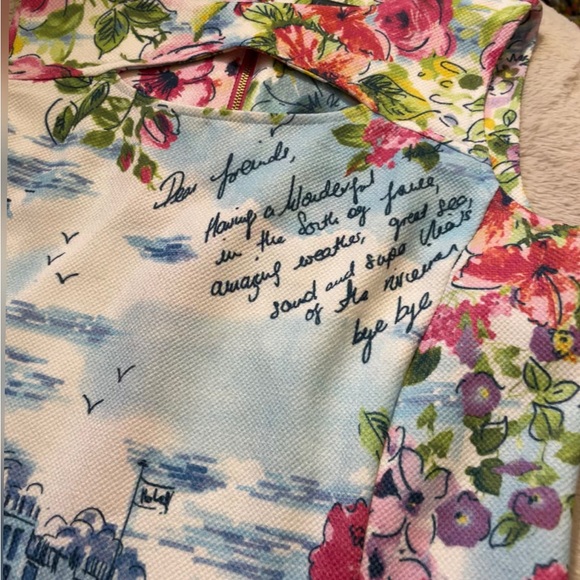 Gabby Skye Women's Shift Dress Floral Venice - Picture 8 of 10